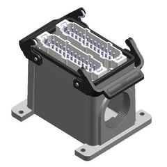 403088 Housing With Male Insert (Surface Mounting Two Entries)